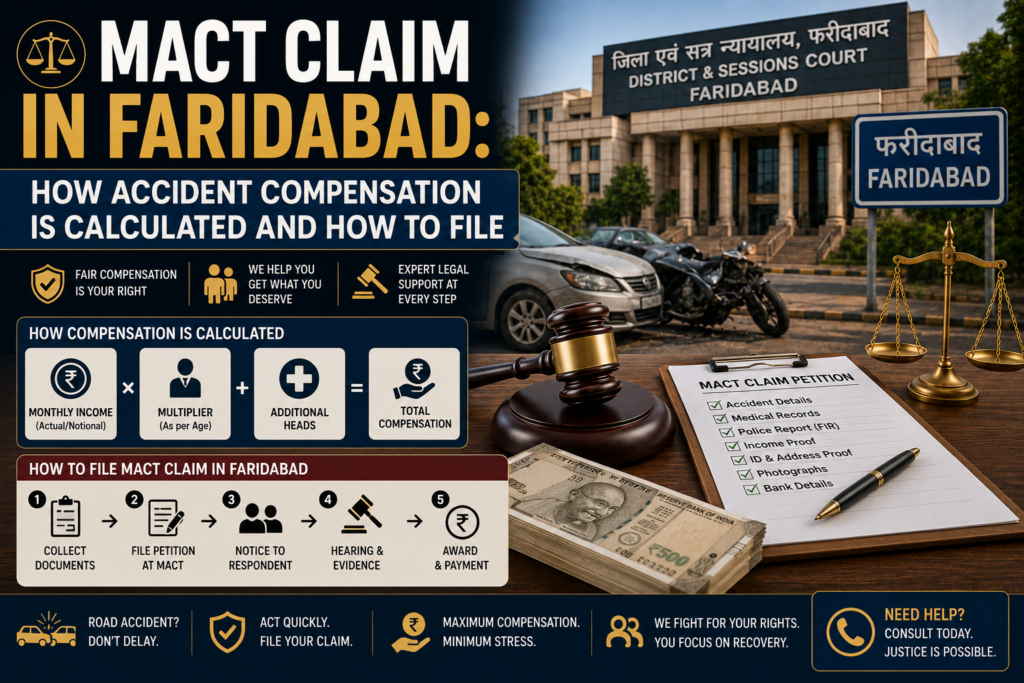 MACT Claim in Faridabad How Accident Compensation Is Calculated and How to File